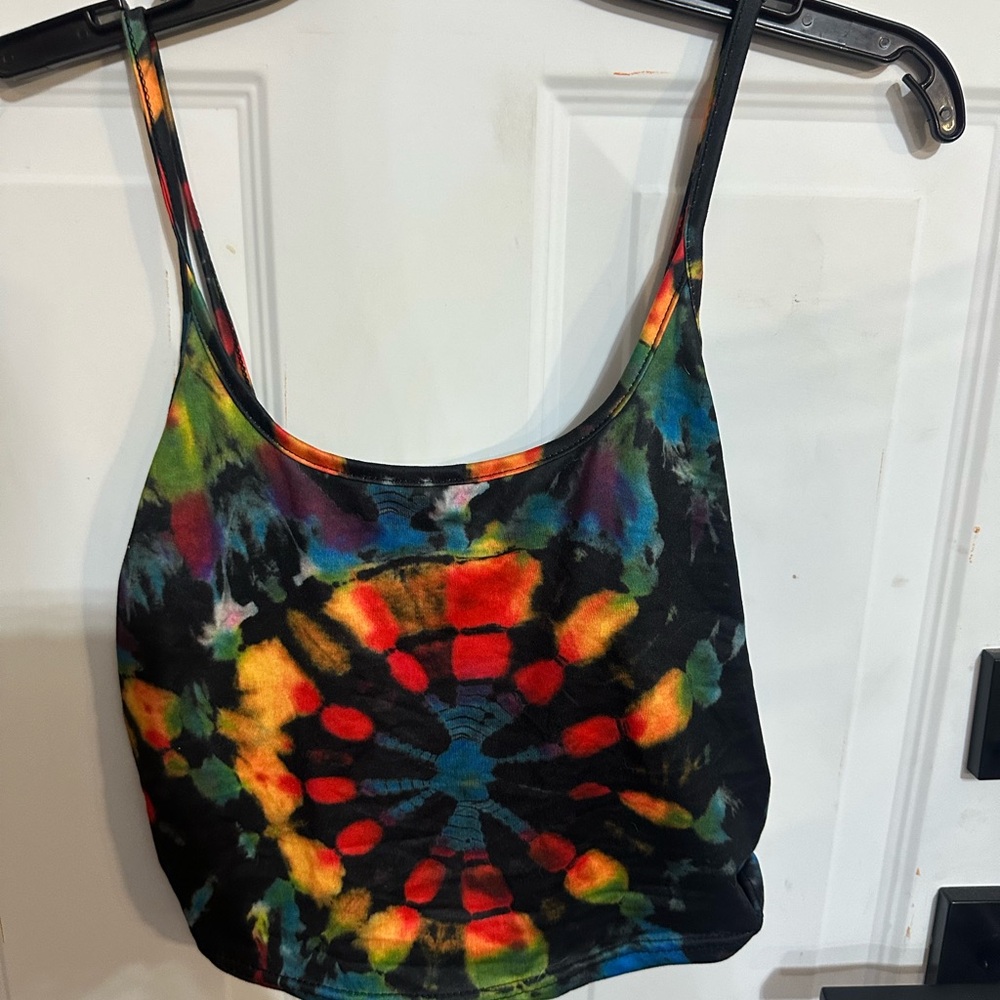 Colorful Tie-Dye Women's Top